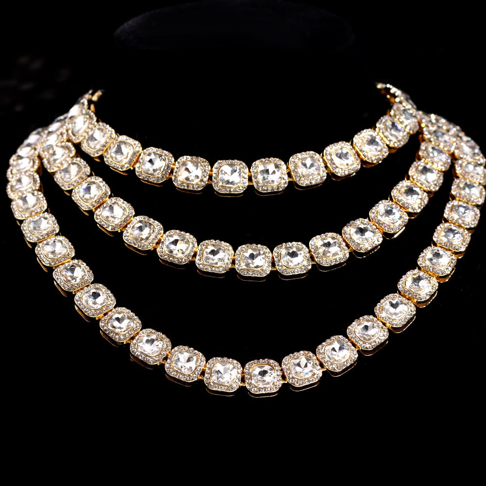 Crystal Clear Iced Out Necklace